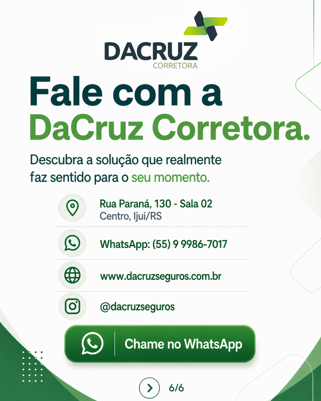 Carrossel estruturado exemplo 5